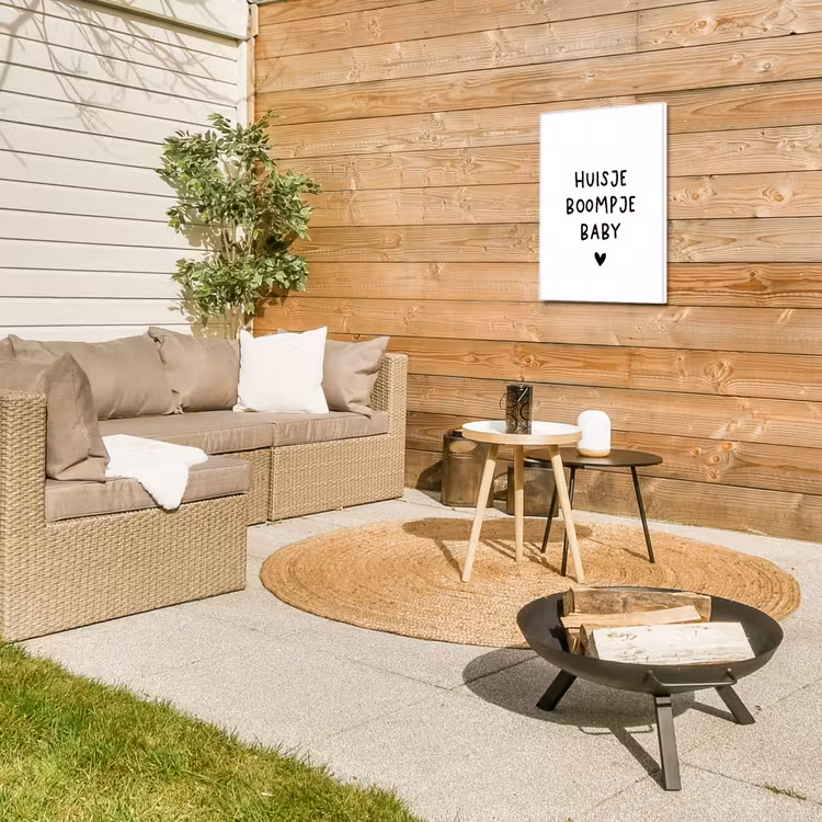Buiten canvas - Huisje boompje baby - Spreuken - Quotes — 5