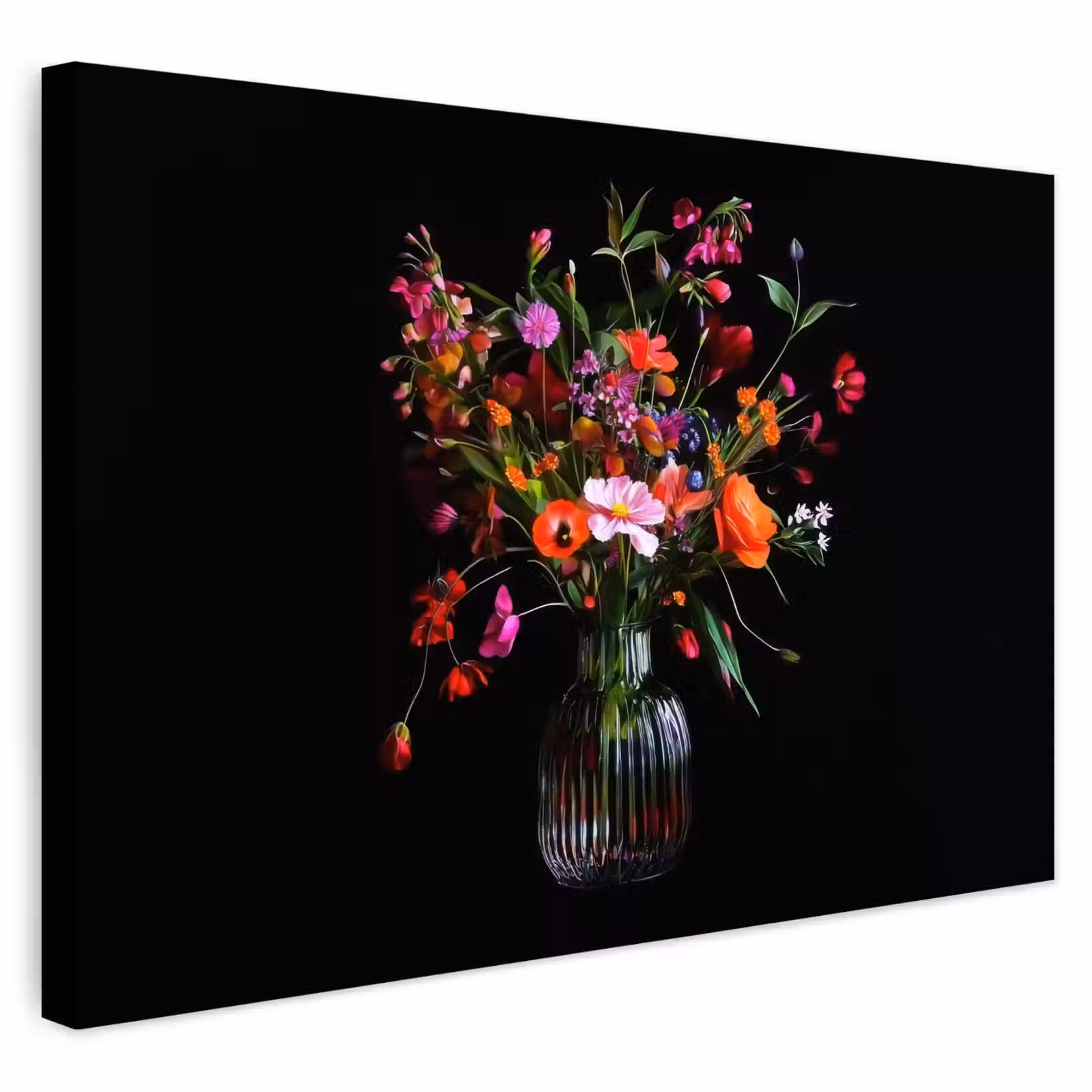 Buiten canvas - Boeket - Veldbloemen - Vaas — 1