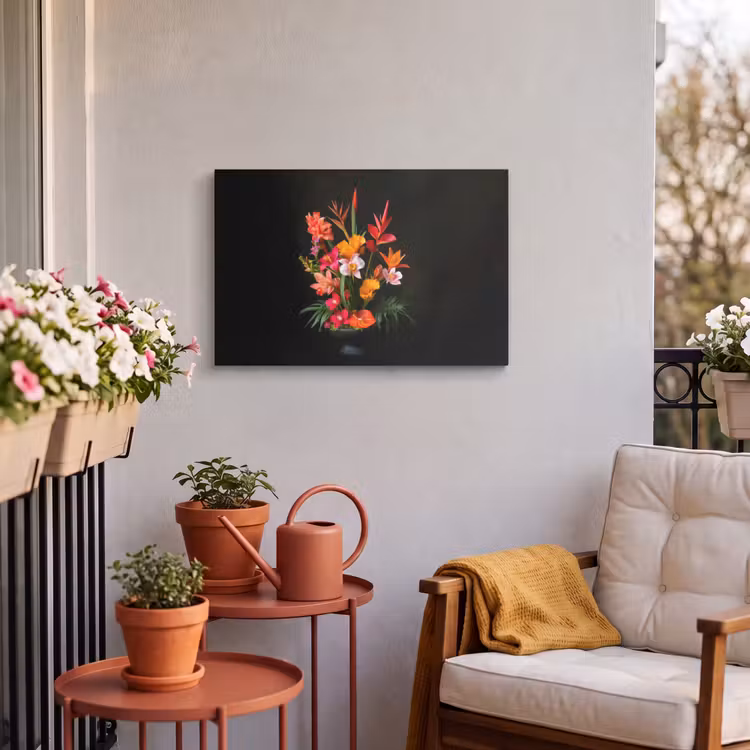 Buiten canvas - Boeket - Bloemen - Exotisch — 4