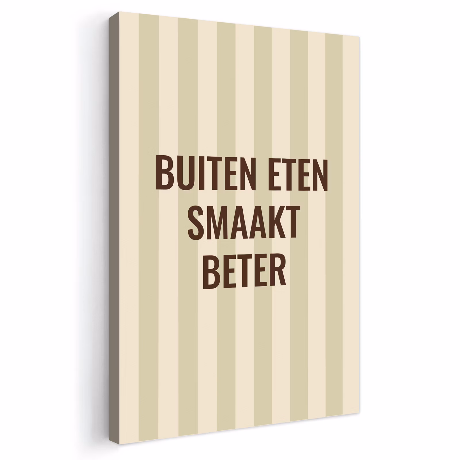 Buiten canvas - Buiten - Quote - Strepen - Zomer — 1
