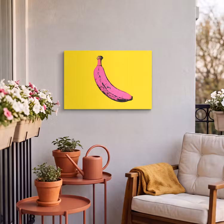 Buiten canvas - Banaan - Grafisch - Geel — 4