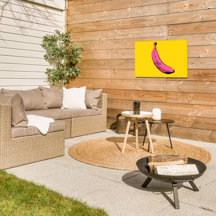 Buiten canvas - Banaan - Grafisch - Geel — 5