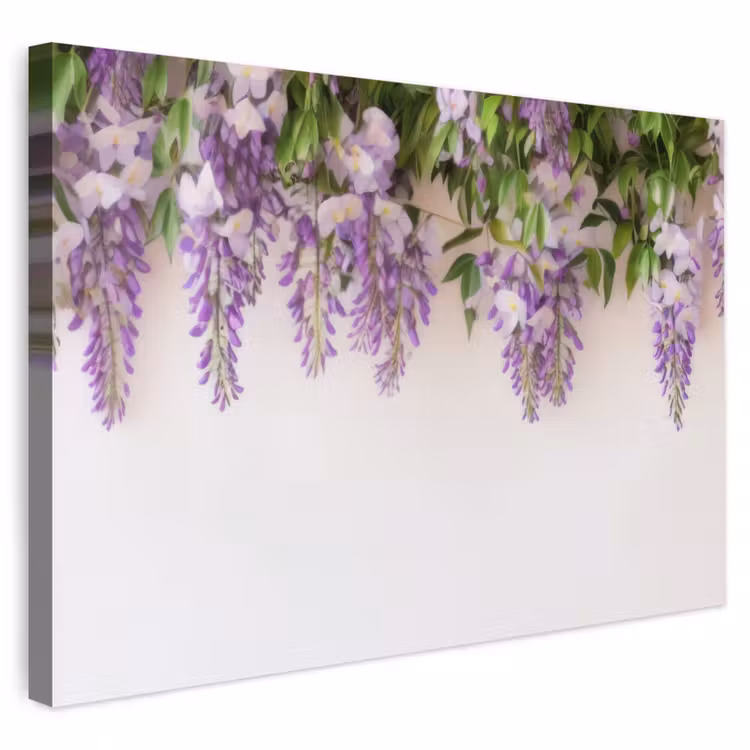 Buiten canvas - Blauwe regen - Bloemen - Paars — 1