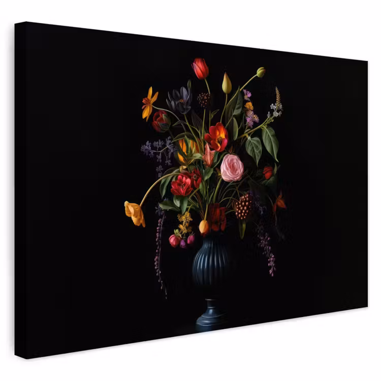 Buiten canvas - Bloemen - Bessen - Klassiek — 1