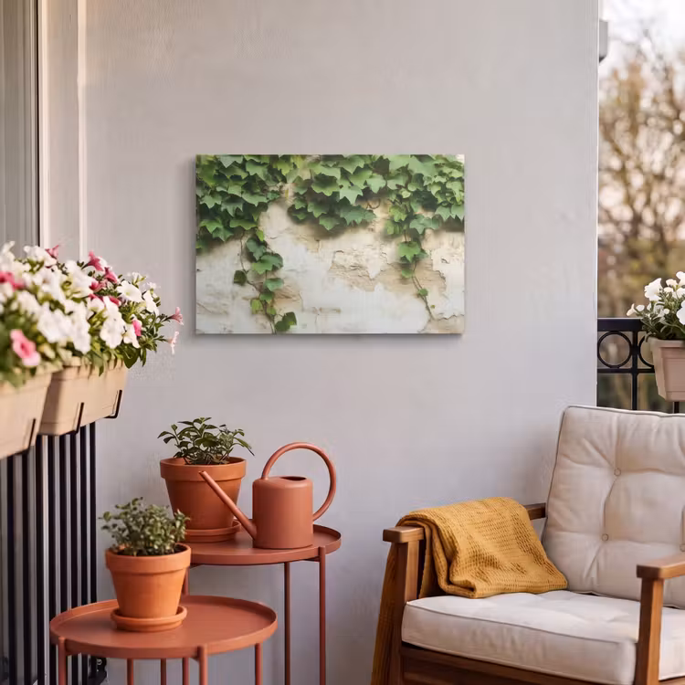 Buiten canvas - Klimop - Muur - Groen — 3