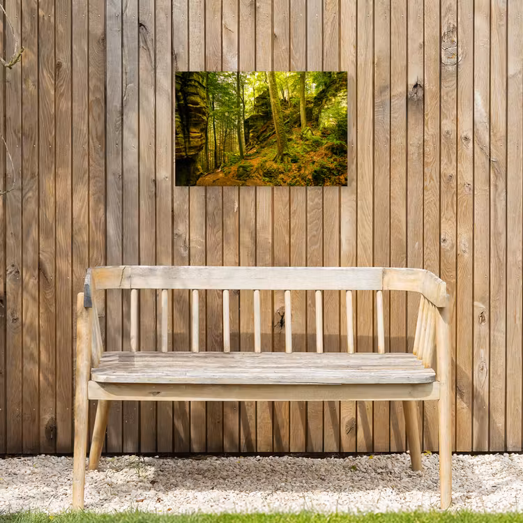 Buiten canvas - Bomen - Steen - Bos - Natuur - Planten — 3