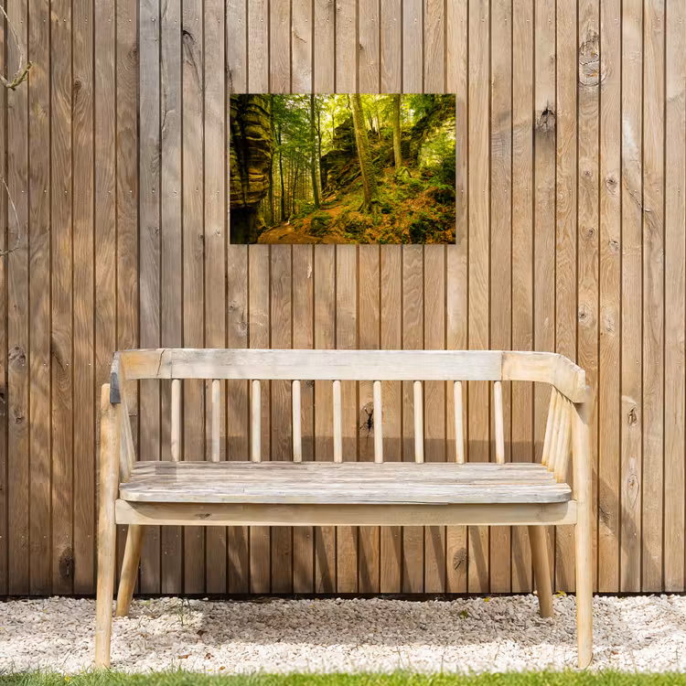Buiten canvas - Bosrijke rotsformatie — 3