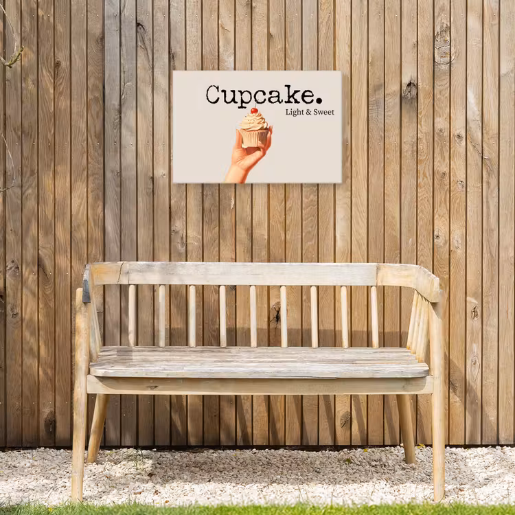 Buiten canvas - Cupcake - Zoet - Kers — 3