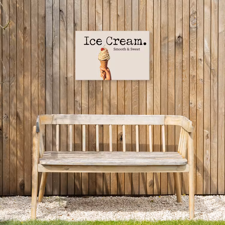 Buiten canvas - Ice cream - Softijs - Kleurrijk - Kers — 3