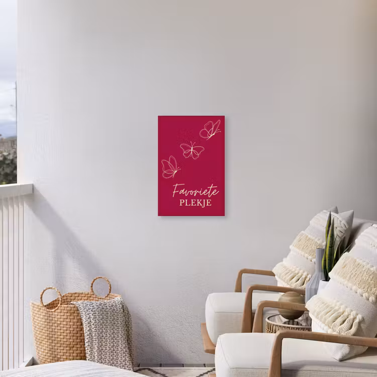 Buiten canvas - Favoriete plekje met Vlinders — 4