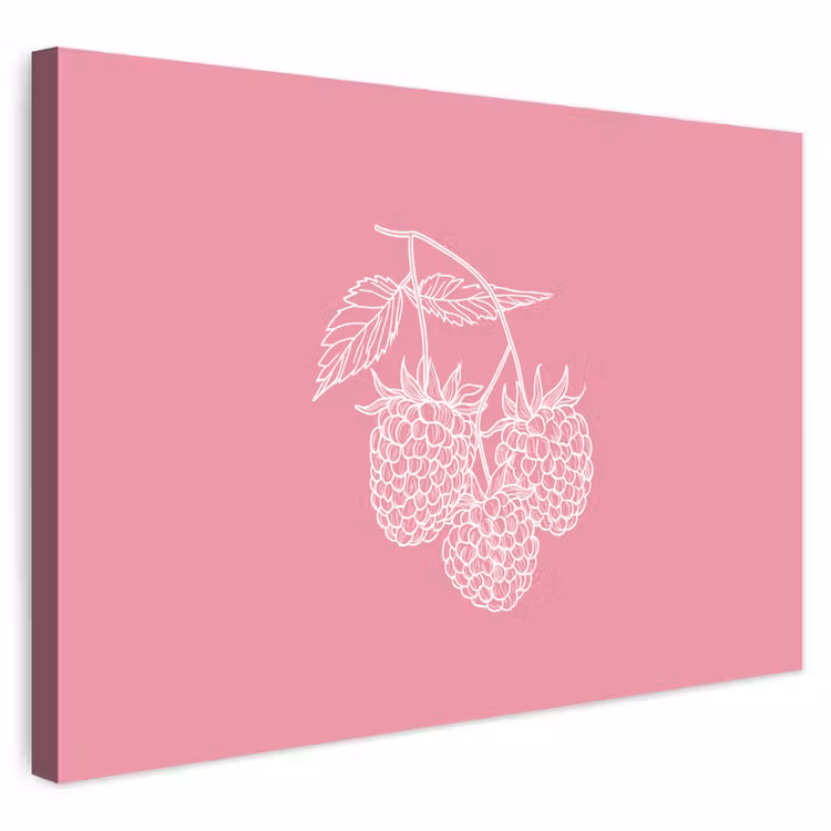 Buiten canvas - Frambozen - Steel - Getekend - Roze — 1
