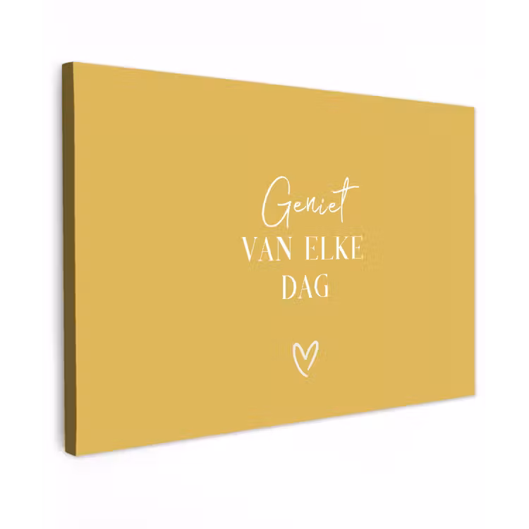Buiten canvas - Geniet van elke dag — 1