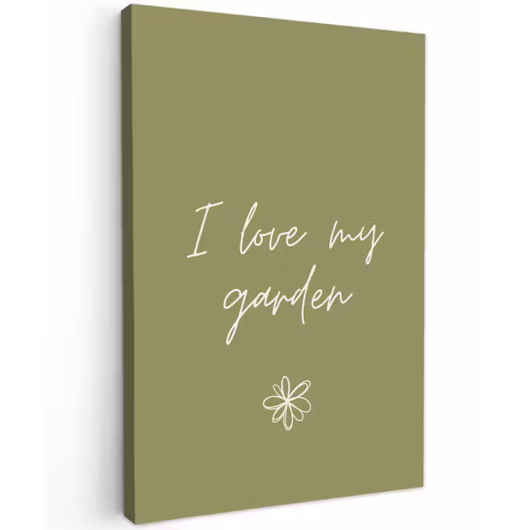 Buiten canvas - I Love My Garden — 1