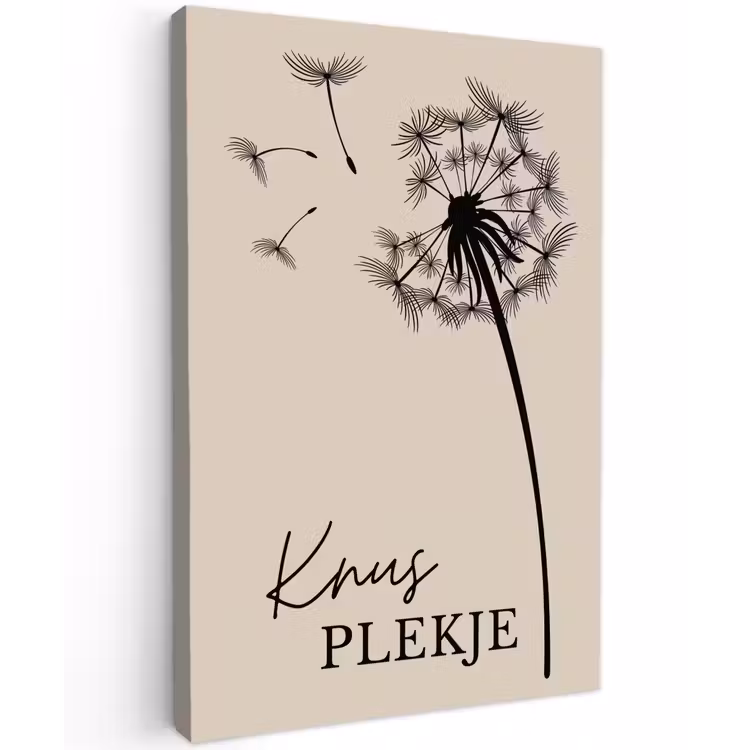 Buiten canvas - Knus Plekje met Paardenbloem — 1