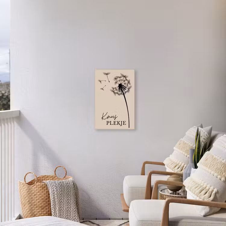 Buiten canvas - Knus Plekje met Paardenbloem — 4
