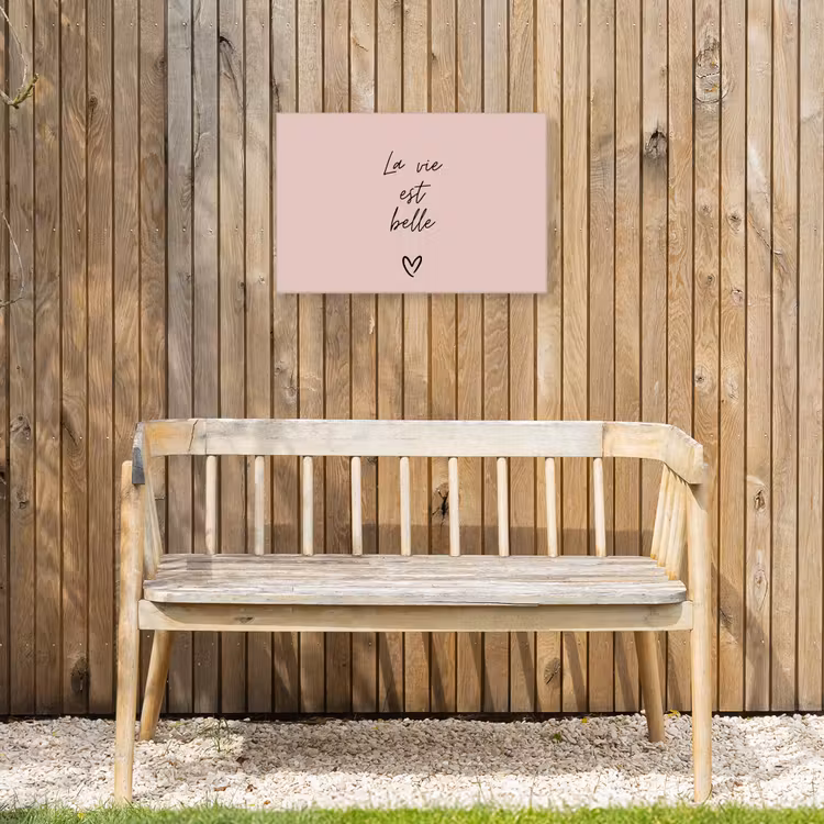 Buiten canvas - La vie est belle met Hart — 3
