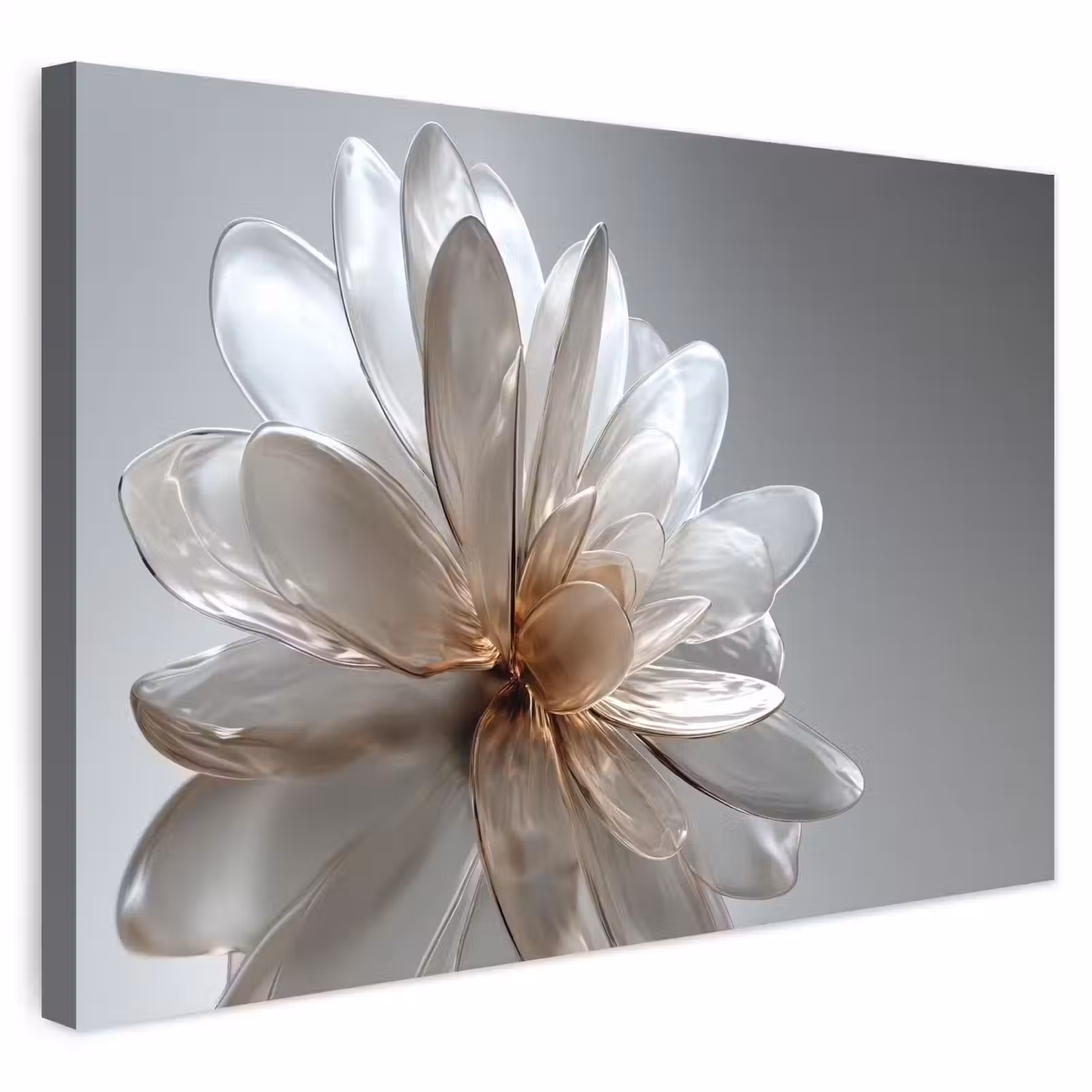 Buiten canvas - Bloem - Wit - Neutraal — 1