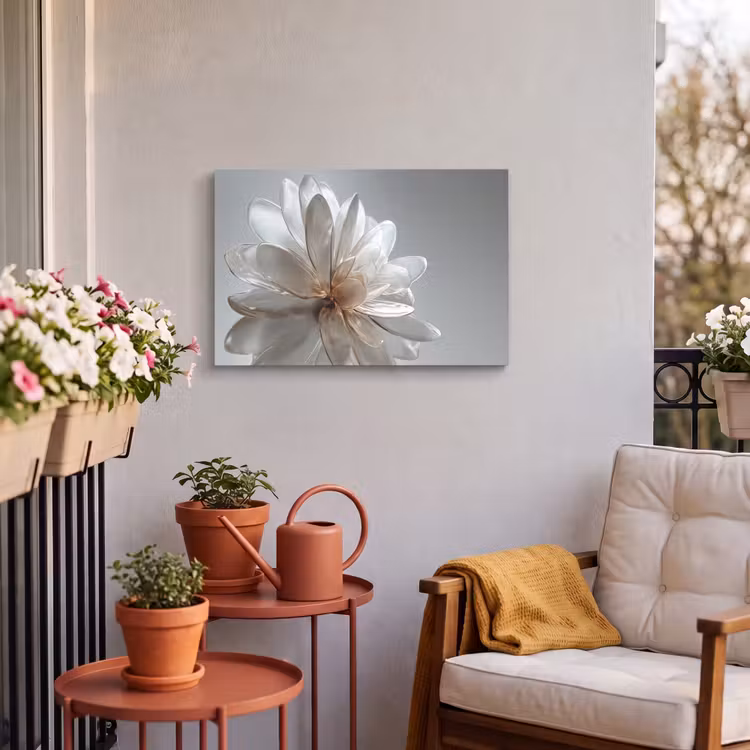 Buiten canvas - Bloem - Wit - Neutraal — 4