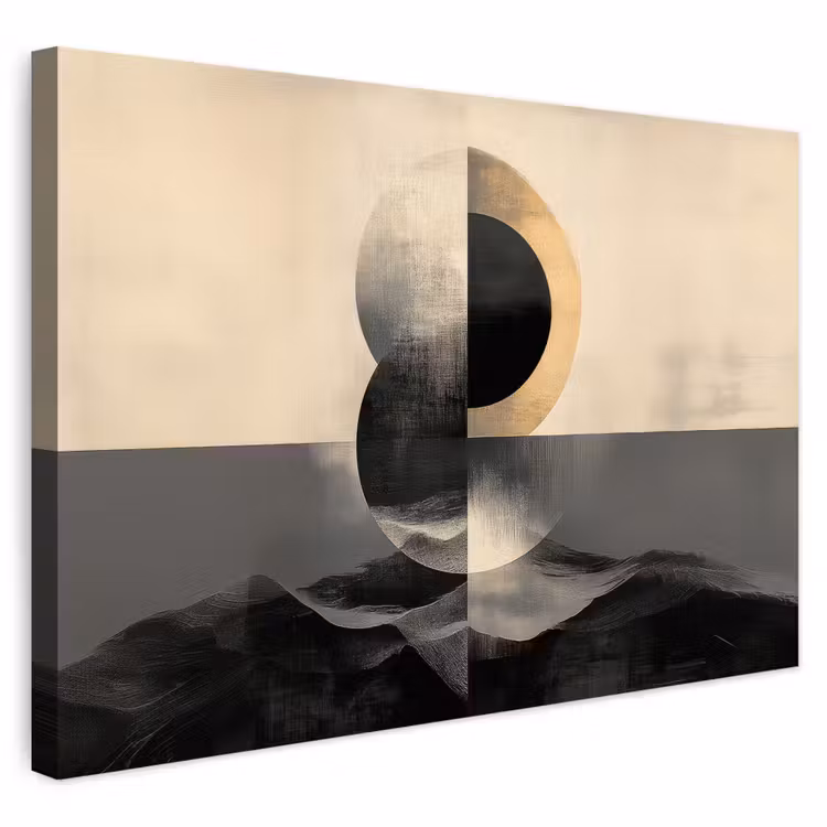Buiten canvas - Cirkels - Schaduw - Abstract — 1