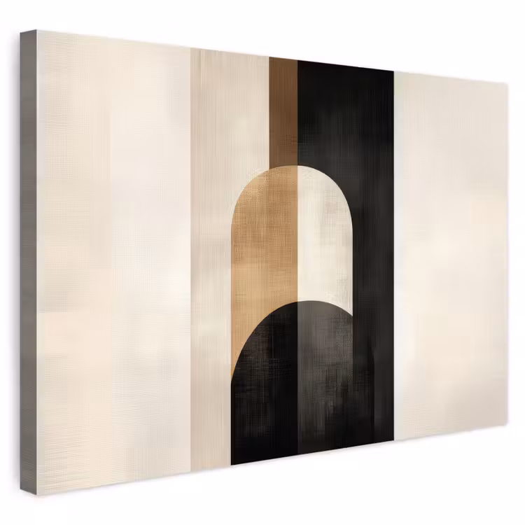 Buiten canvas - Geometrische - Vormen - Wit — 1