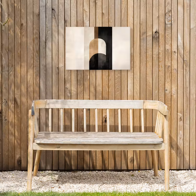 Buiten canvas - Geometrische - Vormen - Wit — 3