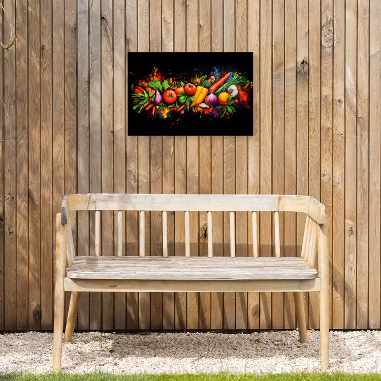 Buiten canvas - Groente - Eten - Kruiden - Graffiti - Koken — 3