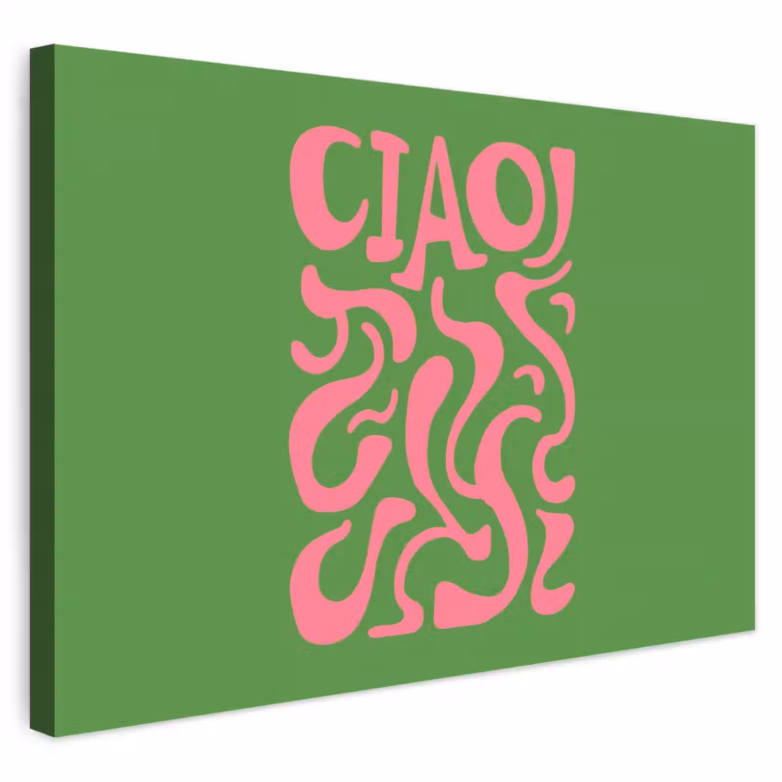 Buiten canvas - Abstract - Roze - Ciao - Vormen — 1