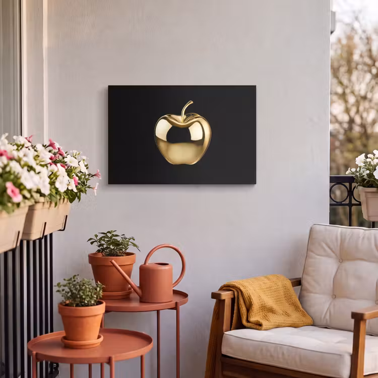 Buiten canvas - Appel - Goud - Chrome - Zwart — 4