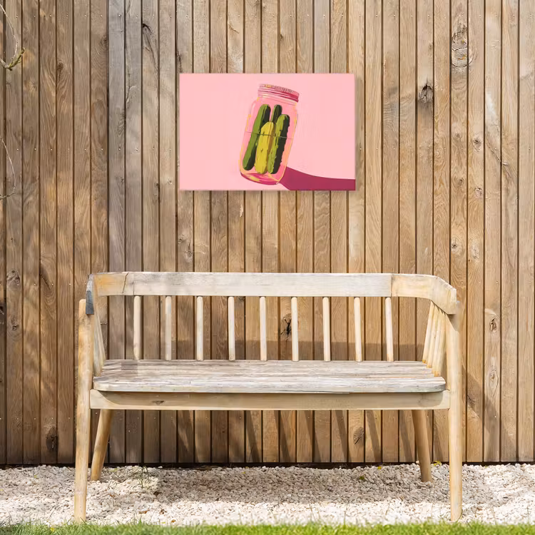 Buiten canvas - Augurken - Pot - Schaduw - Roze — 3
