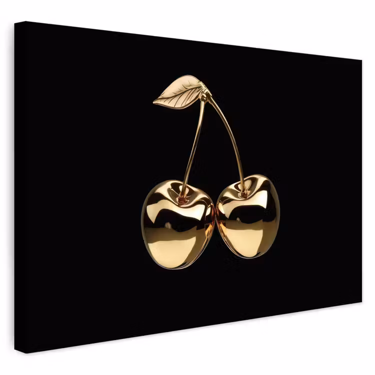 Buiten canvas - Kersen - Zwart - Goud - Chrome — 1