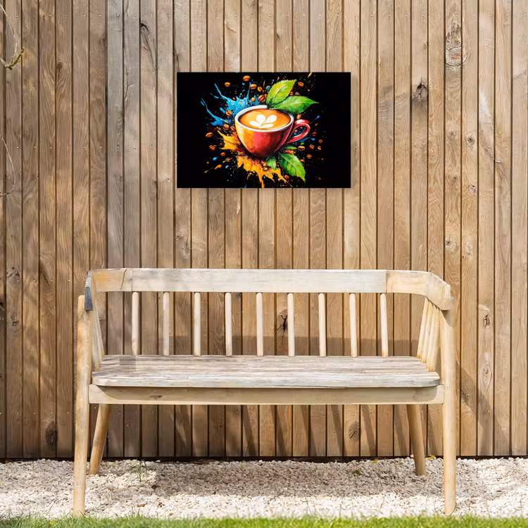 Buiten canvas - Koffie - Graffiti - Drinken - Abstract — 3