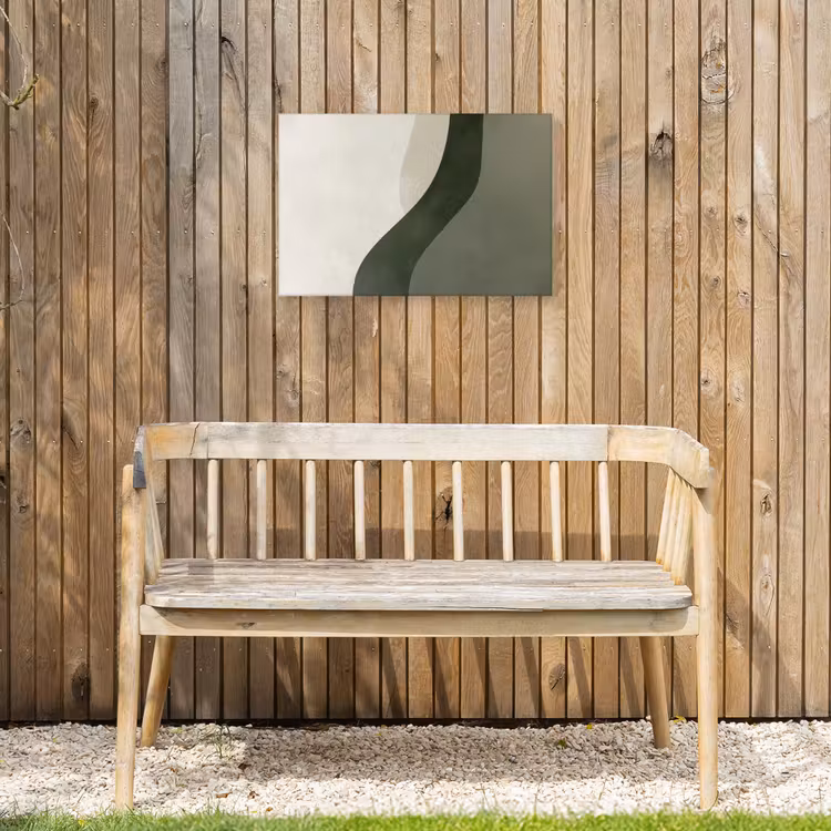 Buiten canvas - Japandi - Groen - Abstract - Modern — 3