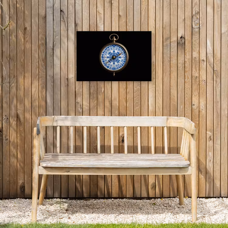 Buiten canvas - Kompas - Delfts blauw - Zwart — 3
