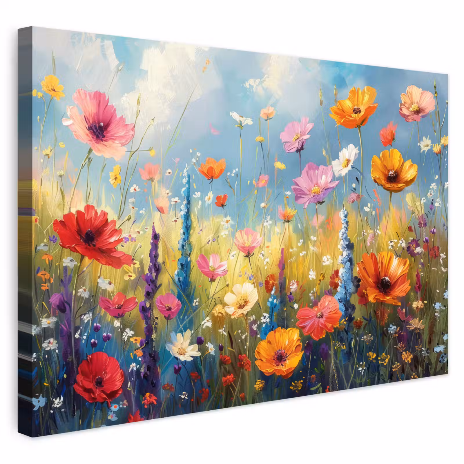 Buiten canvas - Bloemen - Natuur - Botanisch - Kunst — 1
