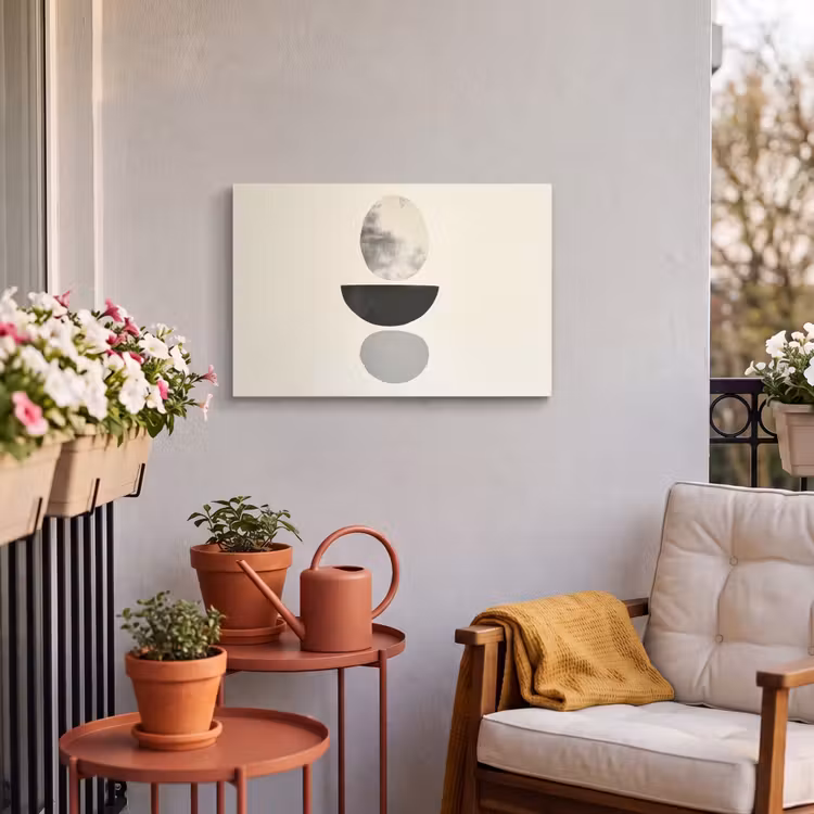Buiten canvas - Beige - Japandi - Wabi sabi — 4