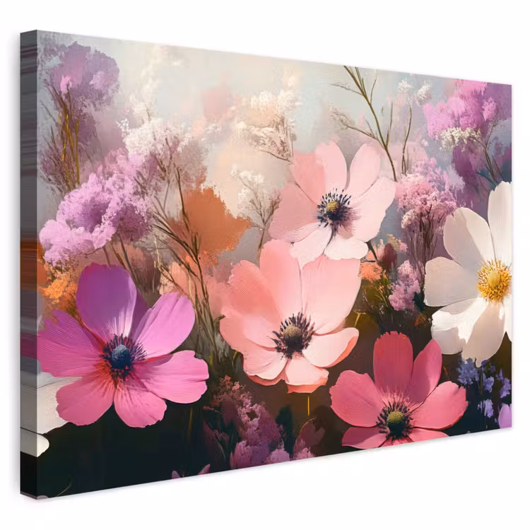 Buiten canvas - Bloemen - Kleurrijk - Bloei — 1