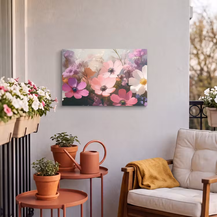 Buiten canvas - Bloemen - Kleurrijk - Bloei — 3