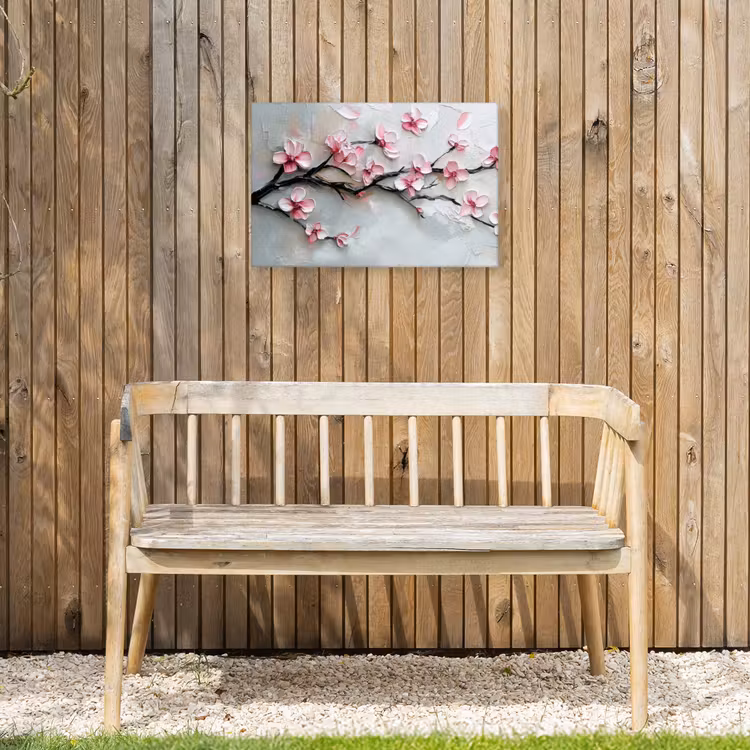 Buiten canvas - Bloesem - Kunstzinnig - Roze - Sakura — 3