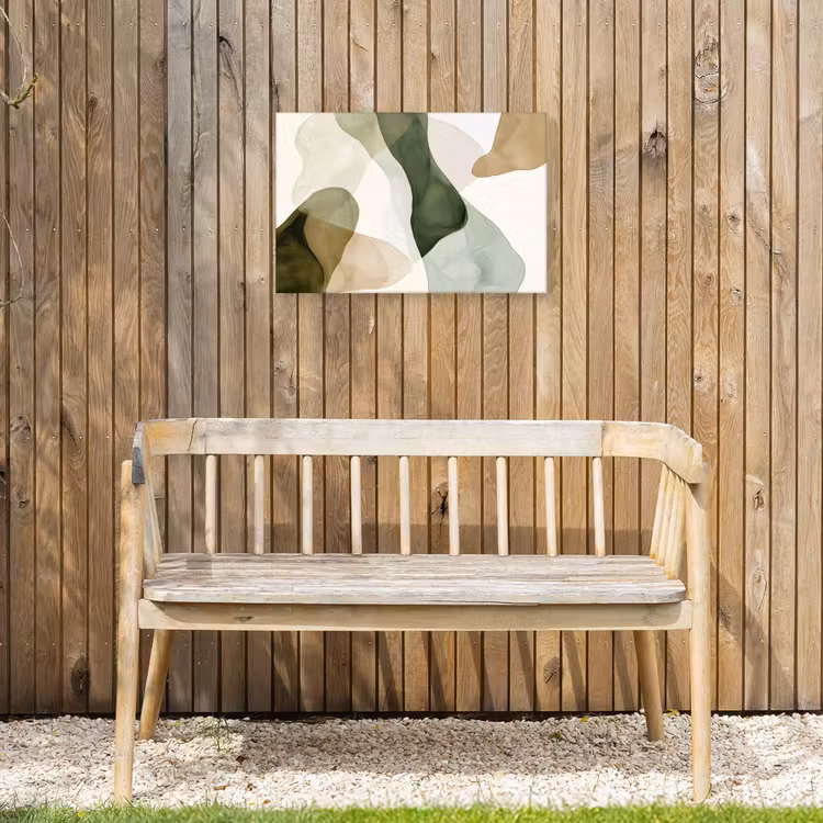 Buiten canvas - Japandi - Abstract - Groen — 3