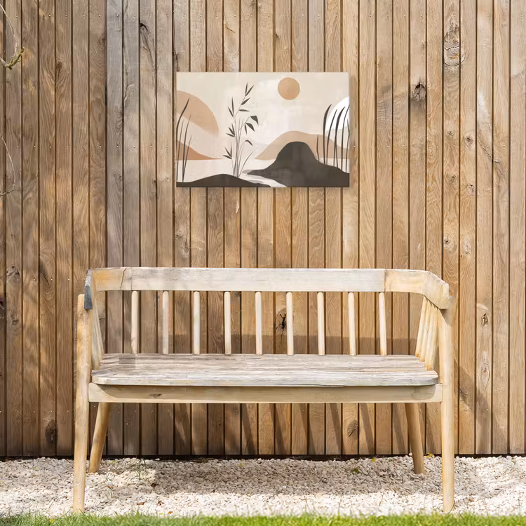 Buiten canvas - Japandi - Landschap - Beige — 3