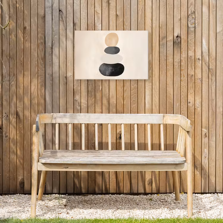 Buiten canvas - Japandi - Wabi sabi - Beige — 3