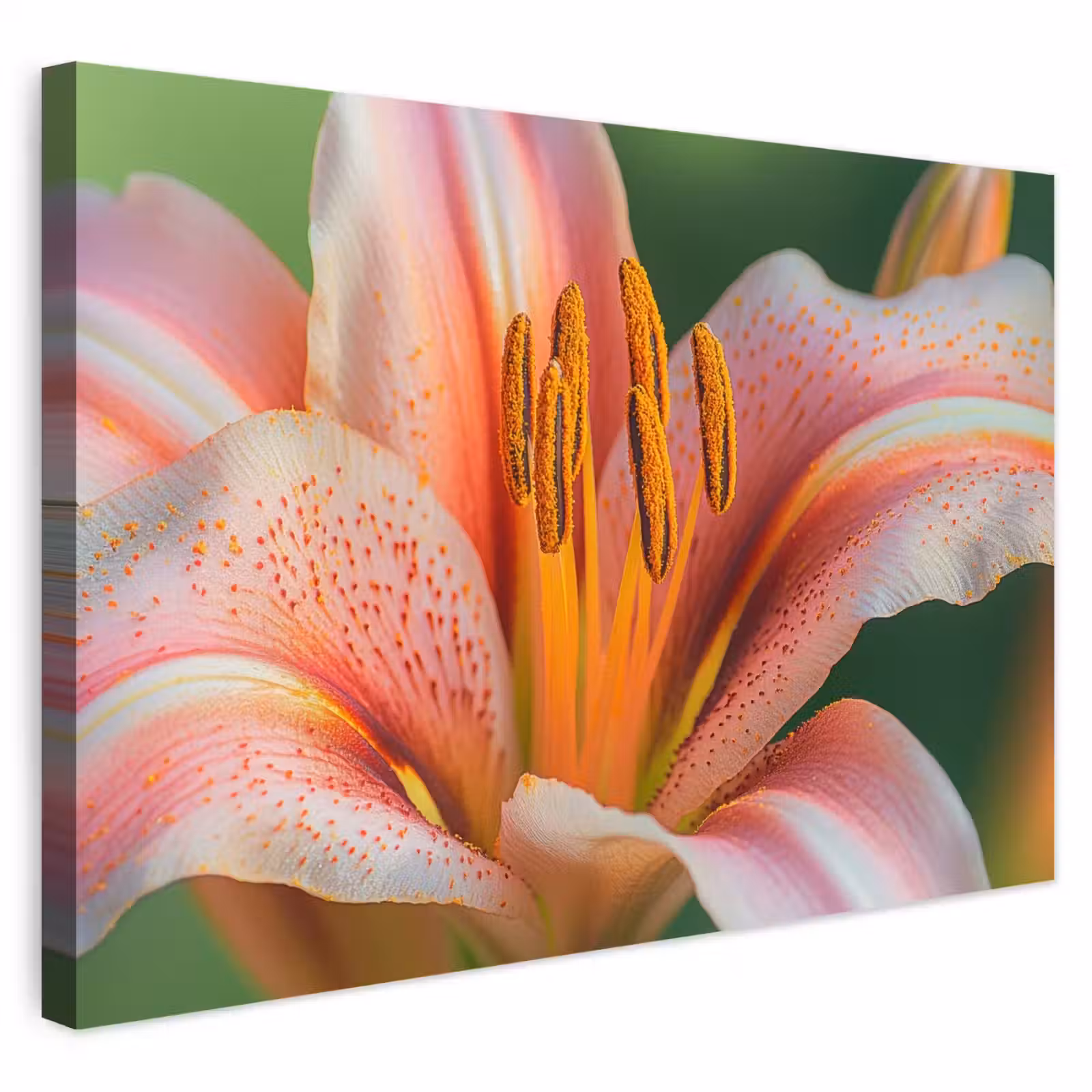 Buiten canvas - Lelie - Close up - Lichtroze — 1