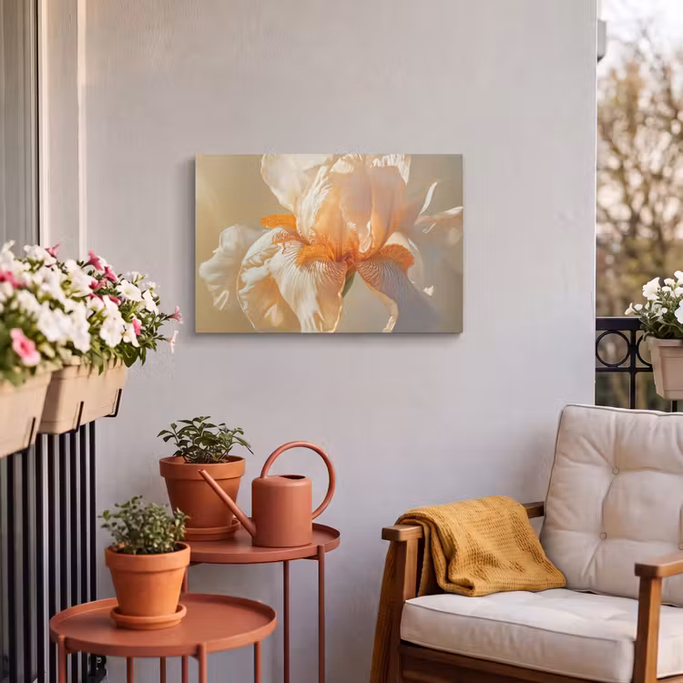 Buiten canvas - Close up - Oranje - Iris — 4