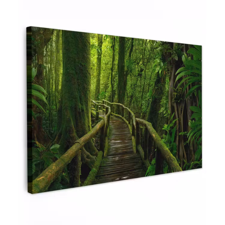 Buiten canvas - Groene Oase van Rust — 1