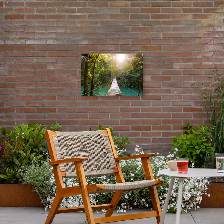 Buiten canvas - Hangbrug in het Regenwoud — 2