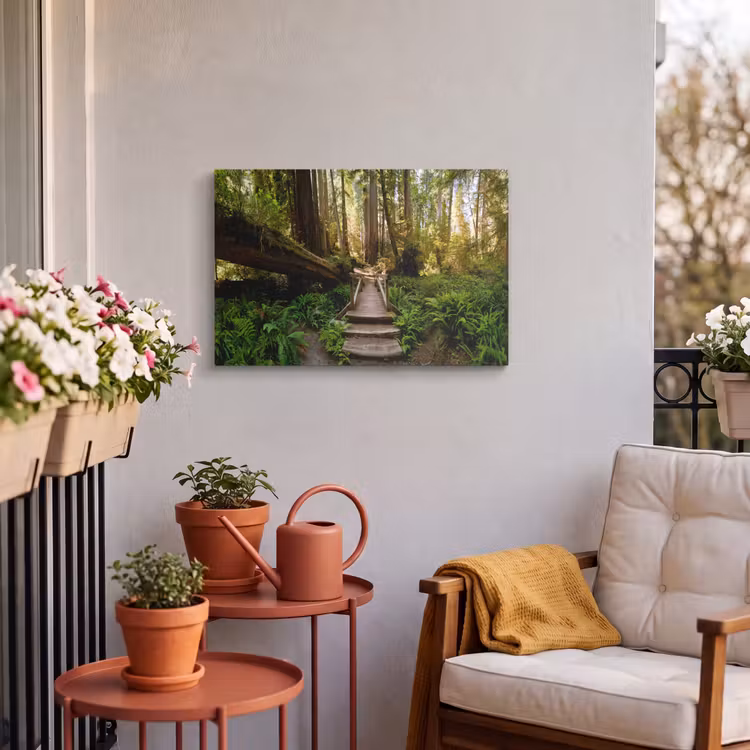 Buiten canvas - Jungle - Natuur - Trap - Bomen — 4