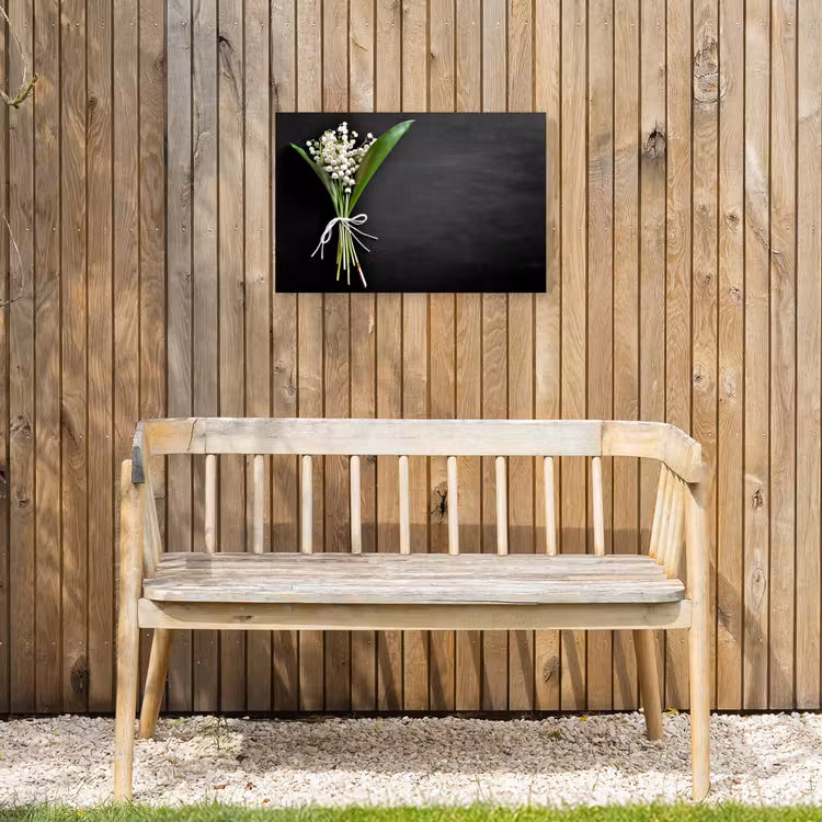 Buiten canvas - Lelietjes van dalen - Bloemen - Strik — 3
