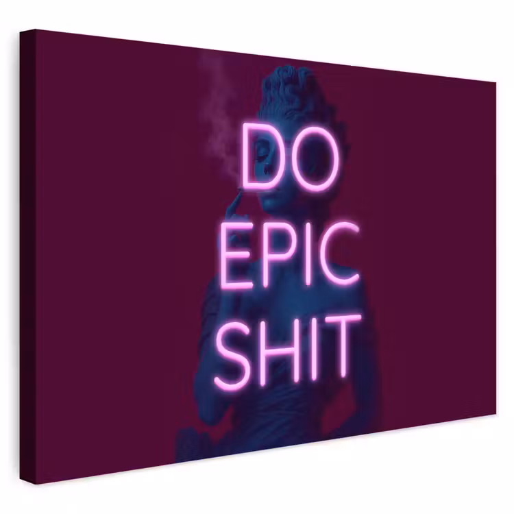 Buiten canvas - Buste - Neon - LED - Letters — 1