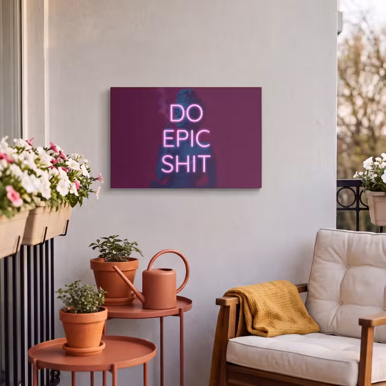 Buiten canvas - Buste - Neon - LED - Letters — 4