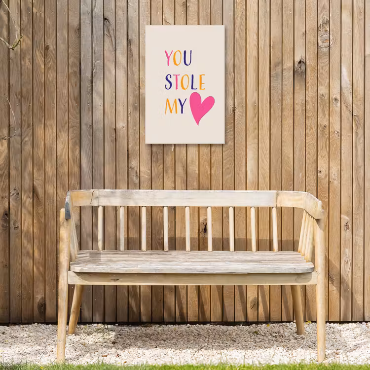 Buiten canvas - Hart - Valentijn - Tekst — 3